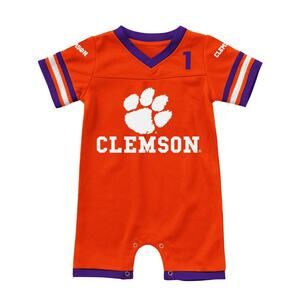 Clemson Tigers Infant Colosseum Orange Bumpo
Football Romper 3-6 months